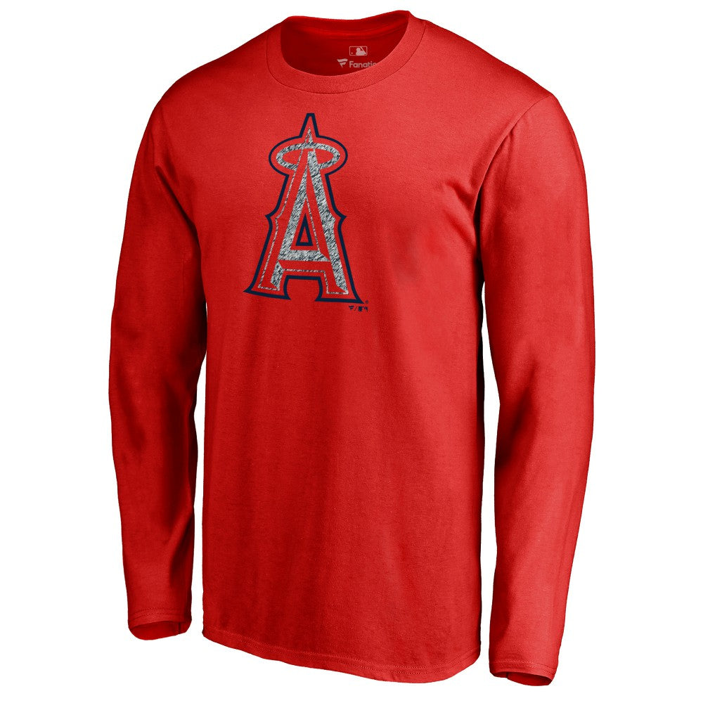 Los Angeles Angels Static Logo Long Sleeve T-Shirt On Sale