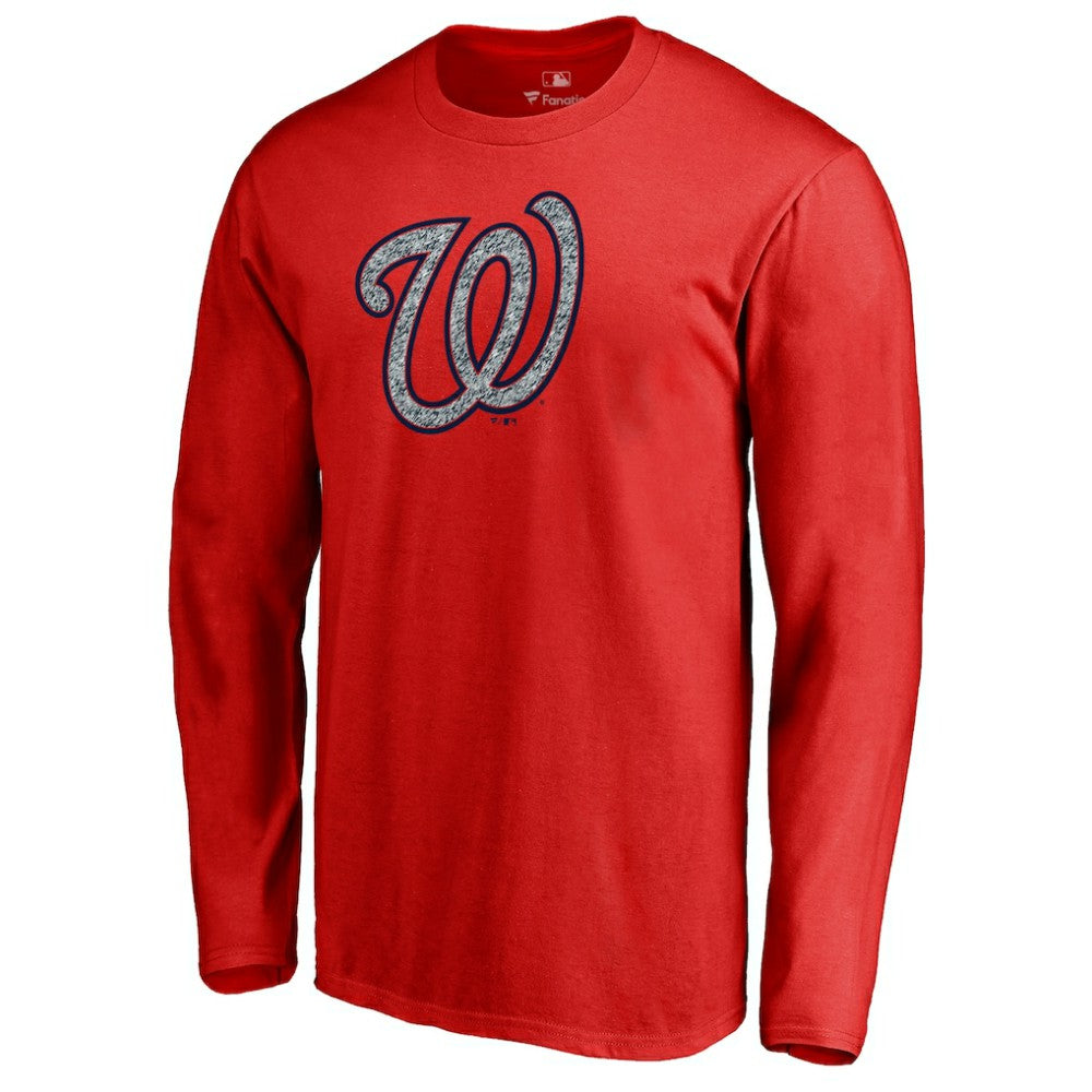 Washington Nationals Static Logo Long Sleeve T-Shirt Near Me