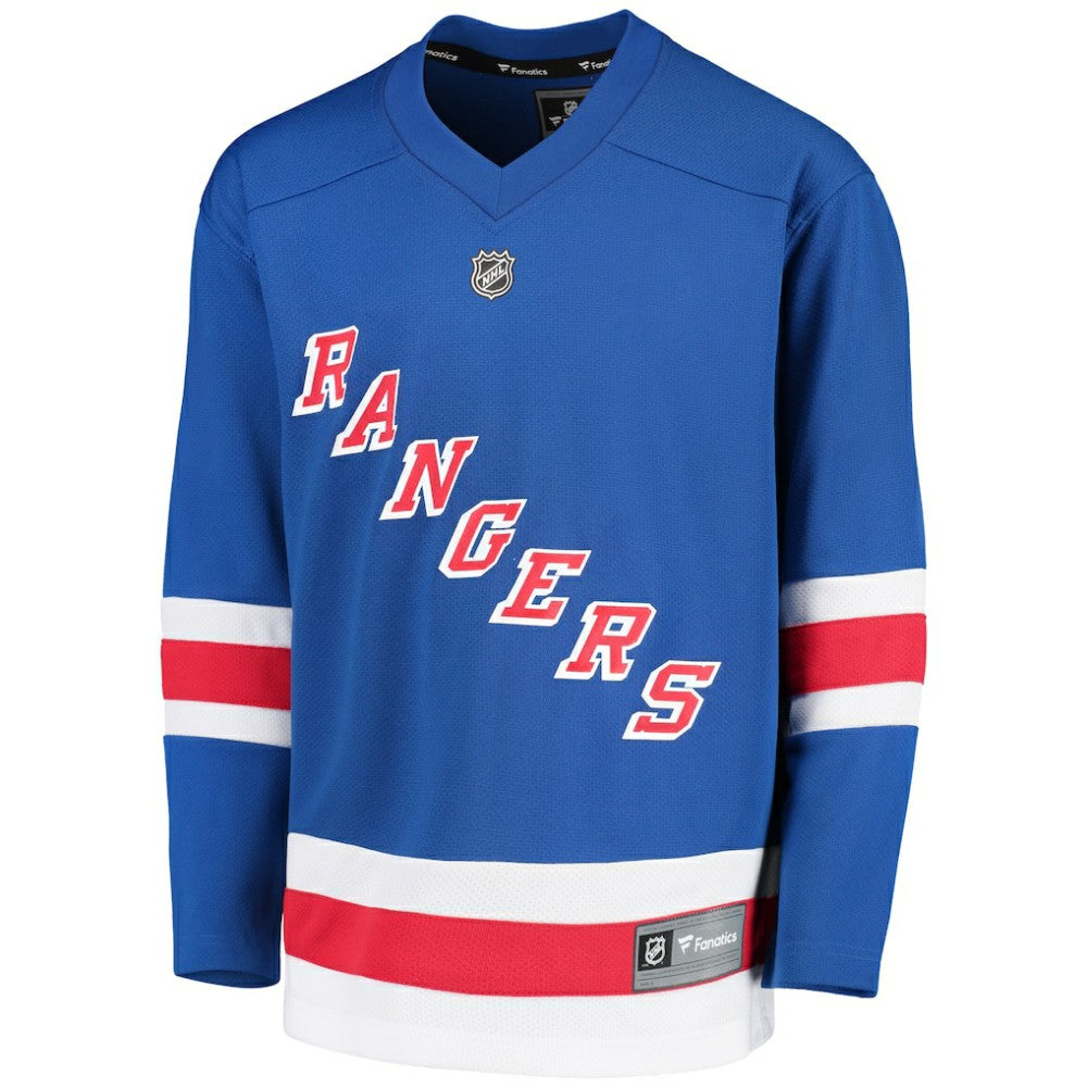 New York Rangers Fanatics Youth Home Replica Blank Jersey - Royal | NHL Jerseys