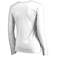 NBA - Sacramento Kings Women's Splash Long Sleeve V-Neck T-Shirt - White