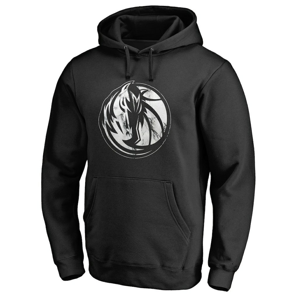 NBA - Dallas Mavericks Marble Logo Pullover Hoodie - Black