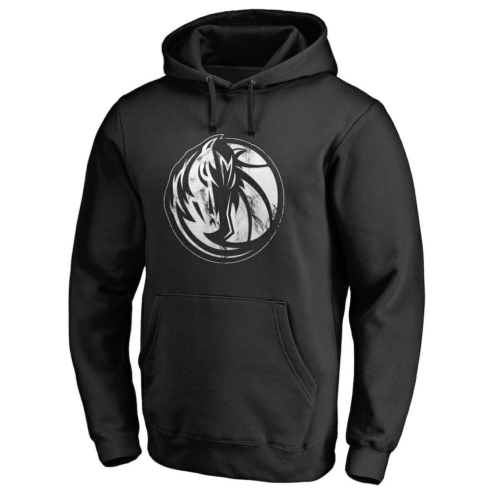 NBA - Dallas Mavericks Marble Logo Pullover Hoodie - Black