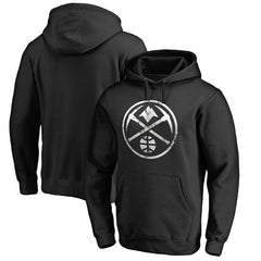 NBA - Denver Nuggets Marble Logo Pullover Hoodie - Black