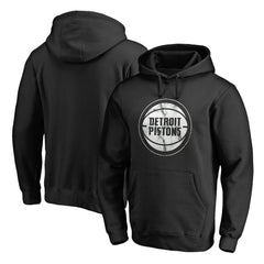 NBA - Detroit Pistons Marble Logo Pullover Hoodie - Black