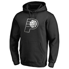 NBA - Indiana Pacers Marble Logo Pullover Hoodie - Black