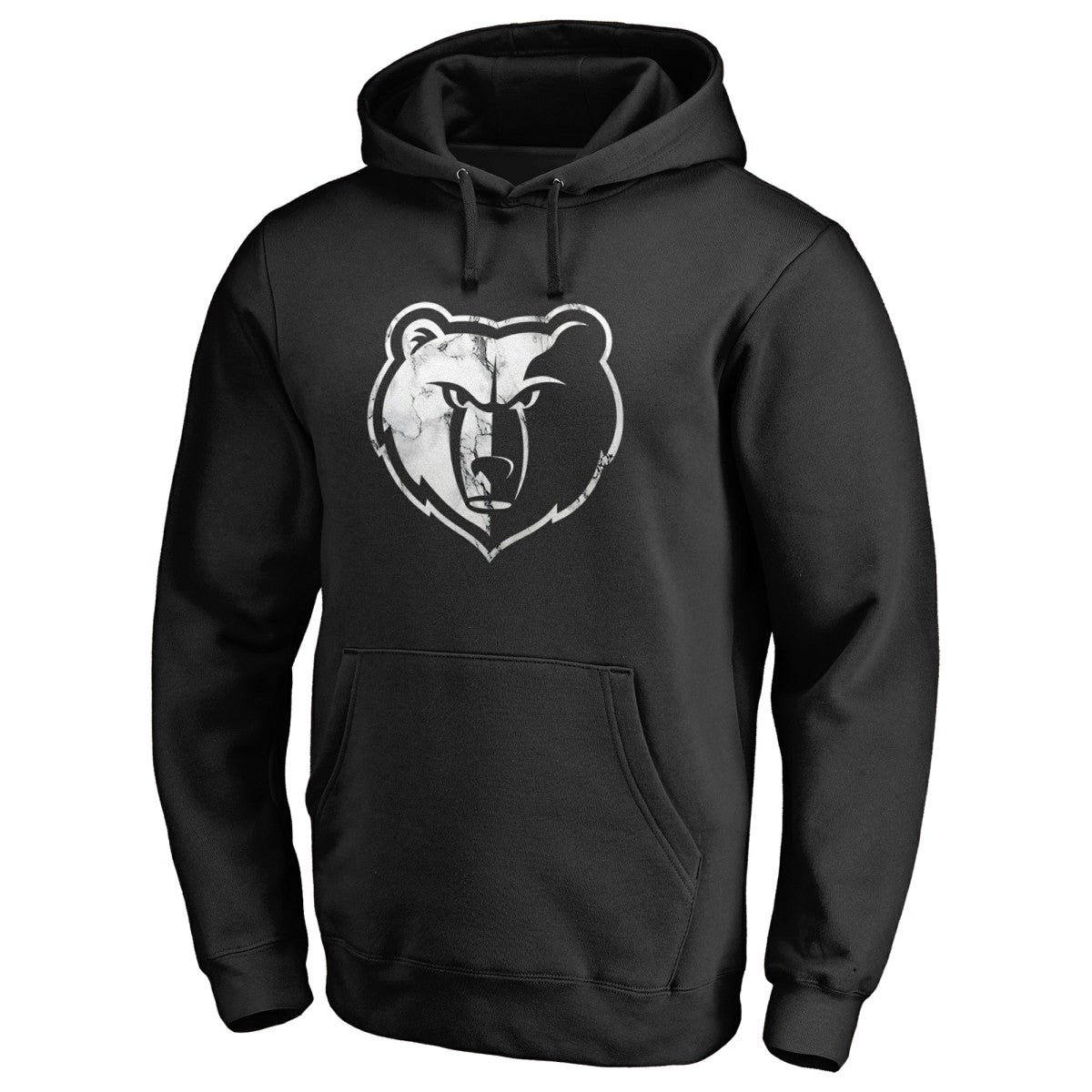 NBA - Memphis Grizzlies Marble Logo Pullover Hoodie - Black