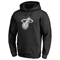 NBA - Miami Heat Marble Logo Pullover Hoodie - Black