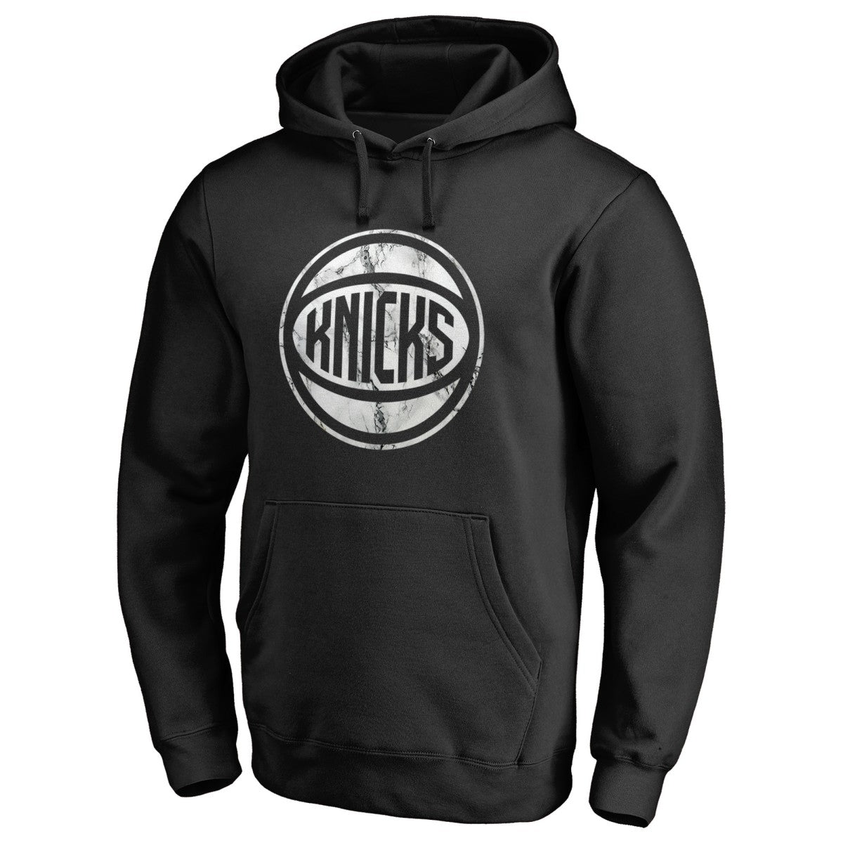 NBA - New York Knicks Marble Logo Pullover Hoodie - Black