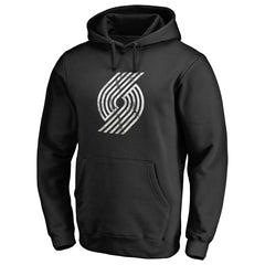 NBA - Portland Trail Blazers Marble Logo Pullover Hoodie - Black