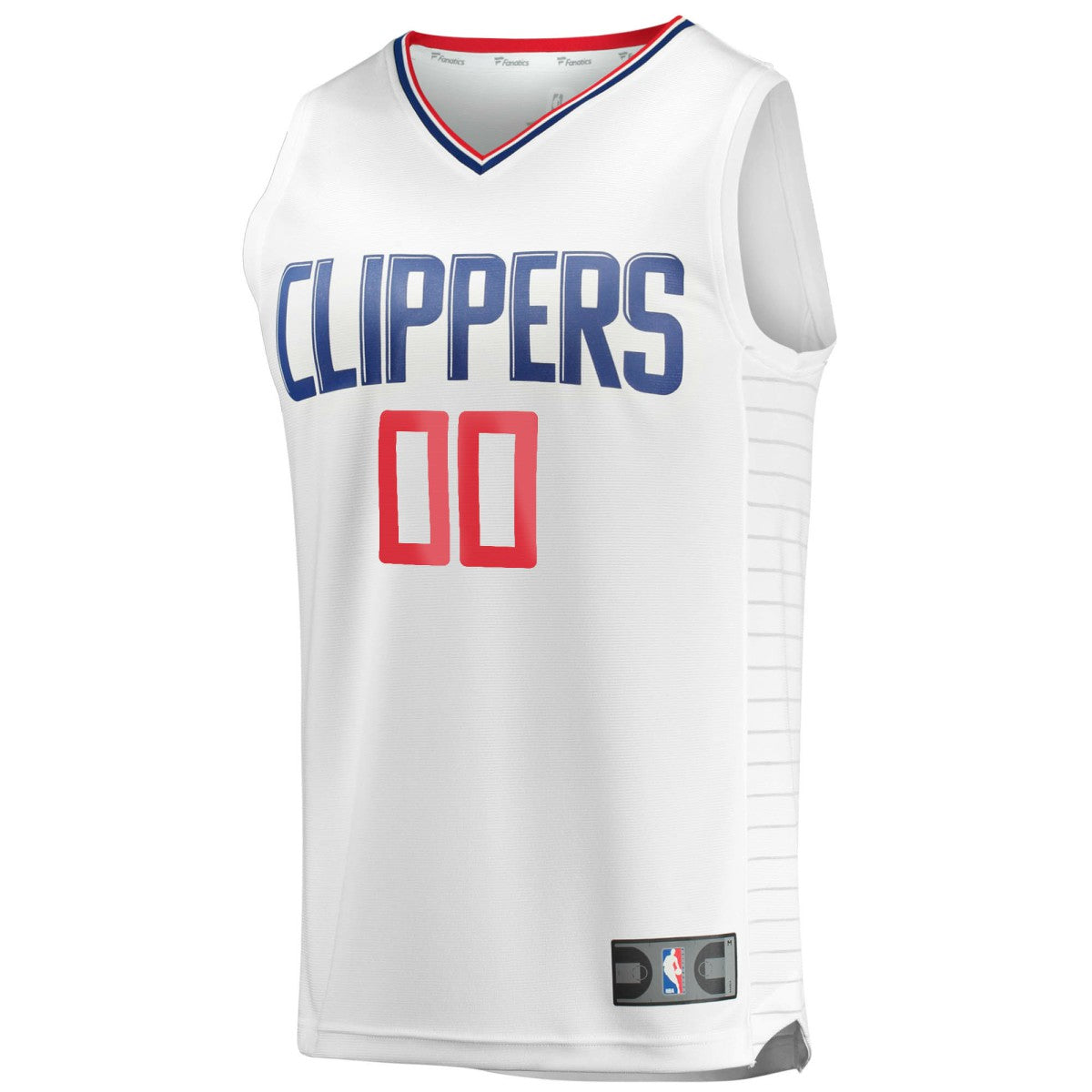 LA Clippers Youth Fast Break Custom Replica Jersey White - Association Edition | NBA Jerseys