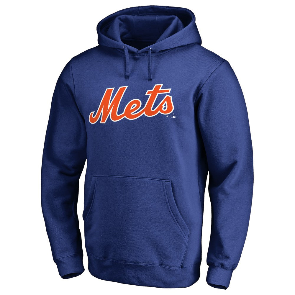 New York Mets Official Wordmark Fitted Pullover Hoodie Near Me