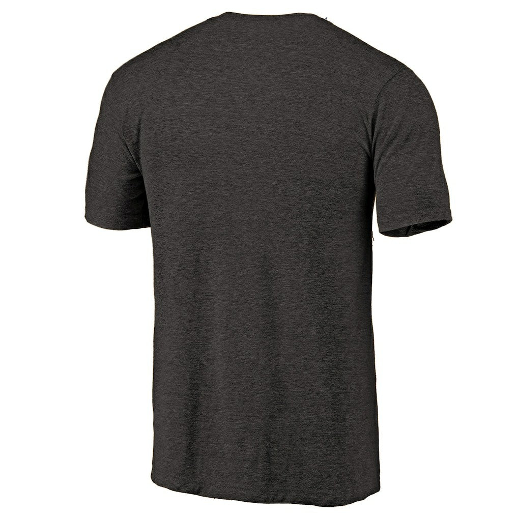NBA - Chicago Bulls Distressed Logo Tri-Blend T-Shirt - Black