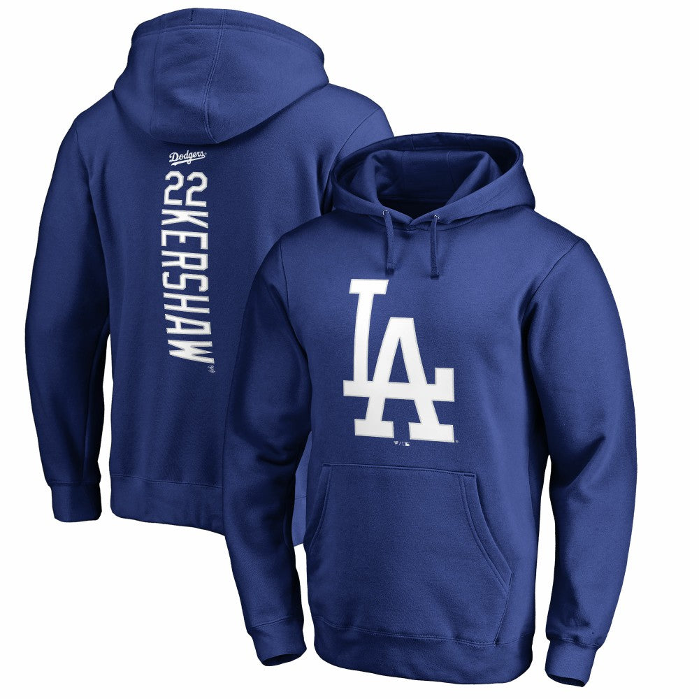 Clayton Kershaw Los Angeles Dodgers Backer Pullover Hoodie Clearance