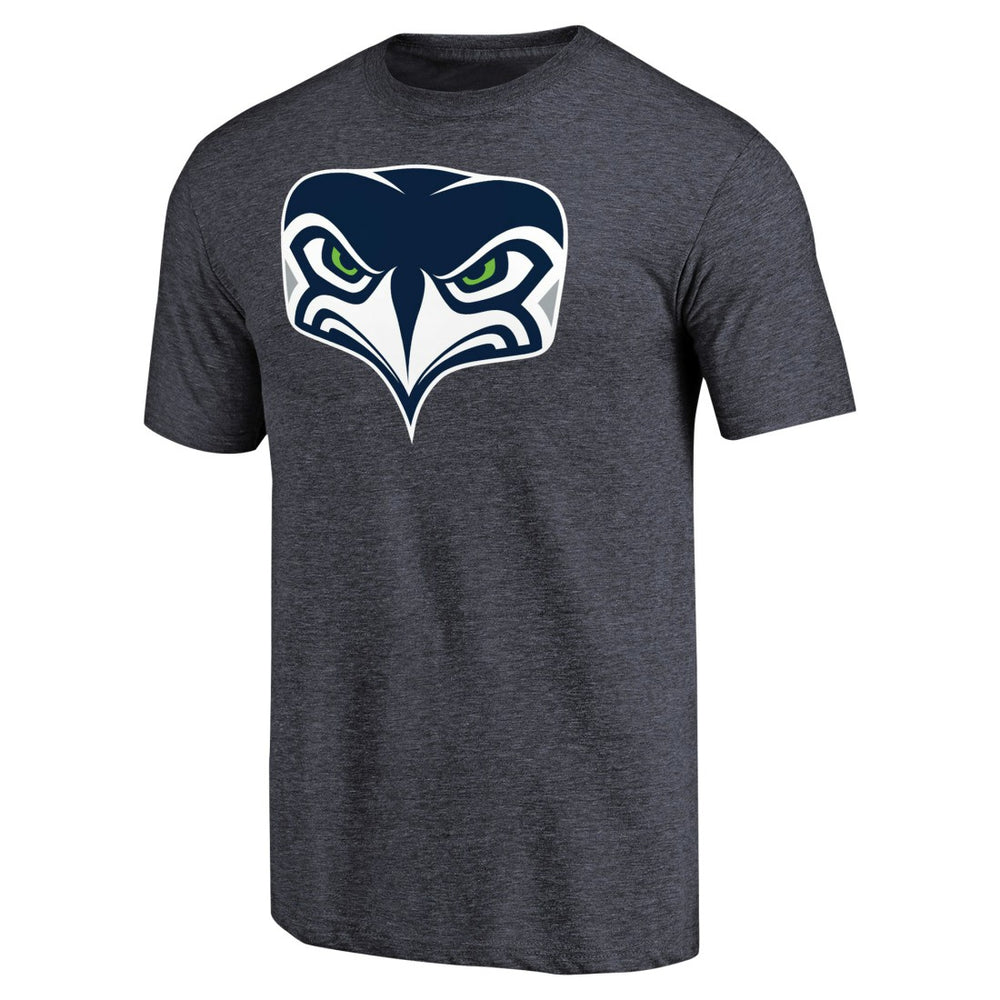 Seattle Seahawks Alternate Team Logo Gear Tri-Blend T-Shirt Navy - NFL