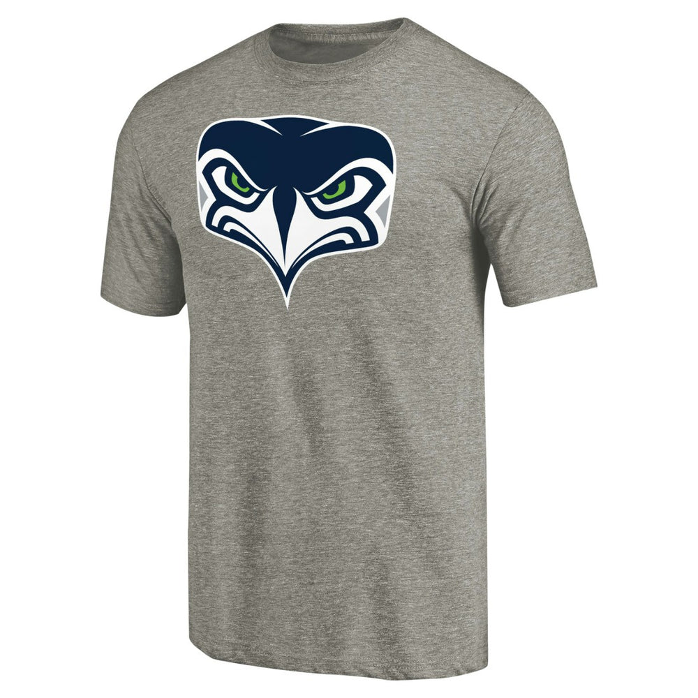 Seattle Seahawks Alternate Team Logo Gear Tri-Blend T-Shirt Ash - NFL
