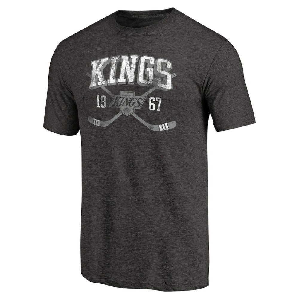 Los Angeles Kings - Vintage Collection Line Shift Tri-Blend T-Shirt Black