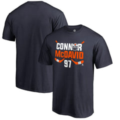 Connor McDavid Edmonton Oilers - Hometown Collection CM97 T-Shirt Navy