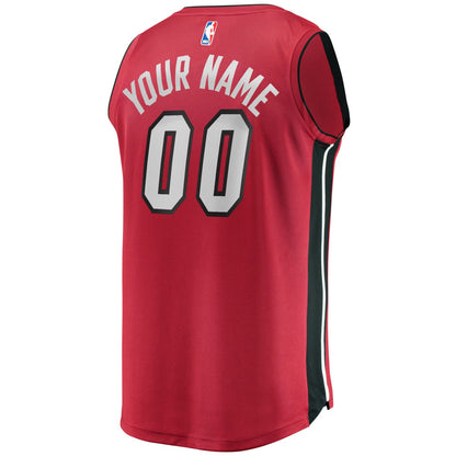 Miami Heat Youth Fast Break Replica Custom Jersey Red - Statement Edition | NBA Jerseys