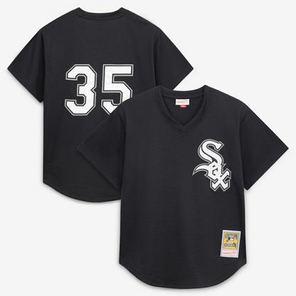 Frank Thomas Chicago White Sox Mitchell & Ness Authentic Batting Practice Jersey - Black | MLB Jerseys