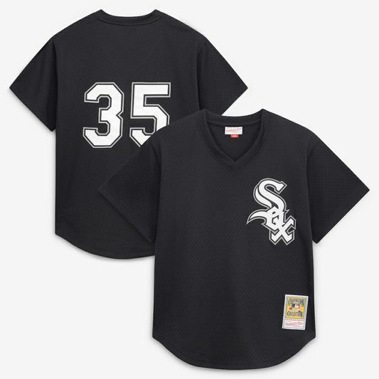 Frank Thomas Chicago White Sox Mitchell & Ness Authentic Batting Practice Jersey - Black | MLB Jerseys