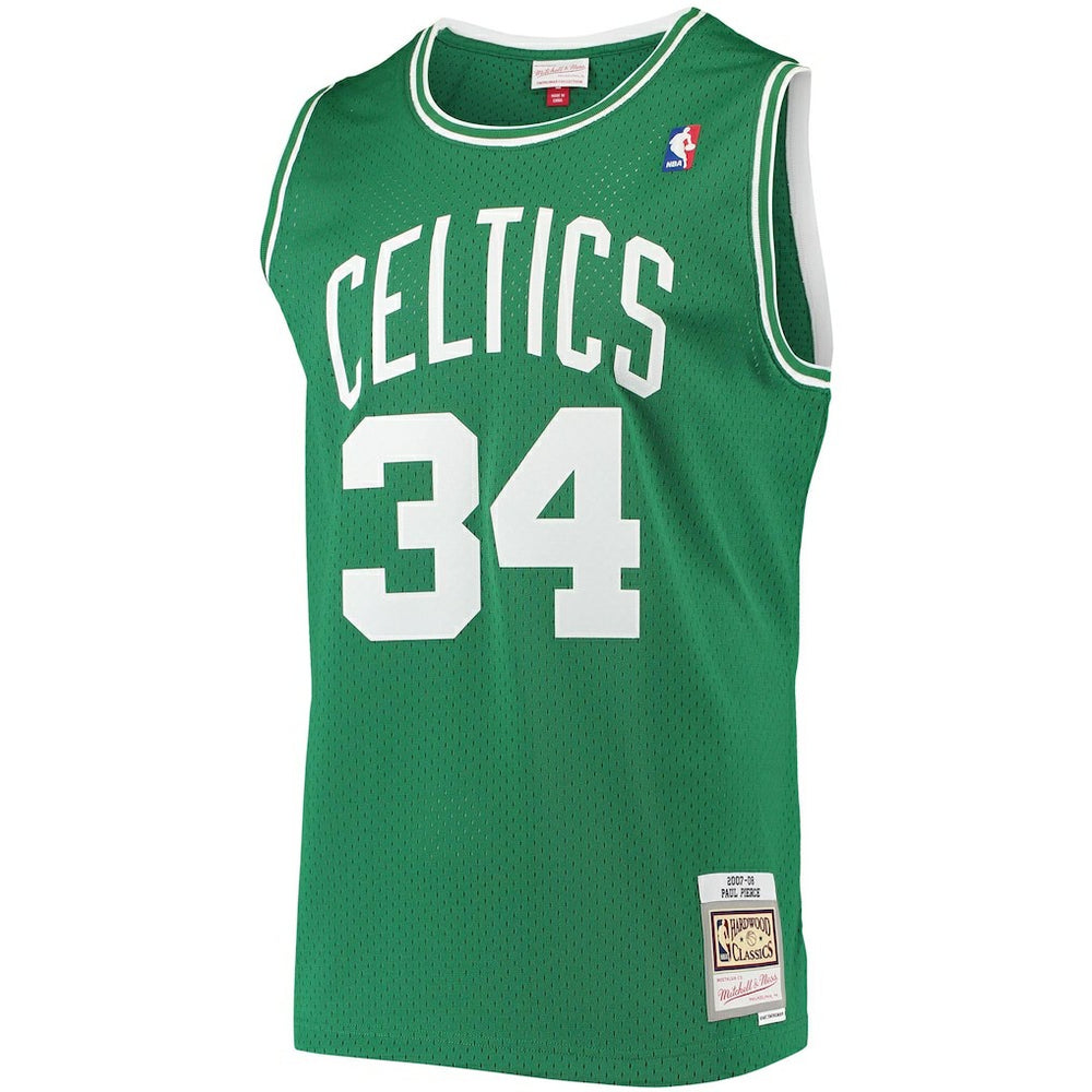 Mitchell & Ness - Paul Pierce Boston Celtics Hardwood Classics Swingman Jersey - Kelly Green