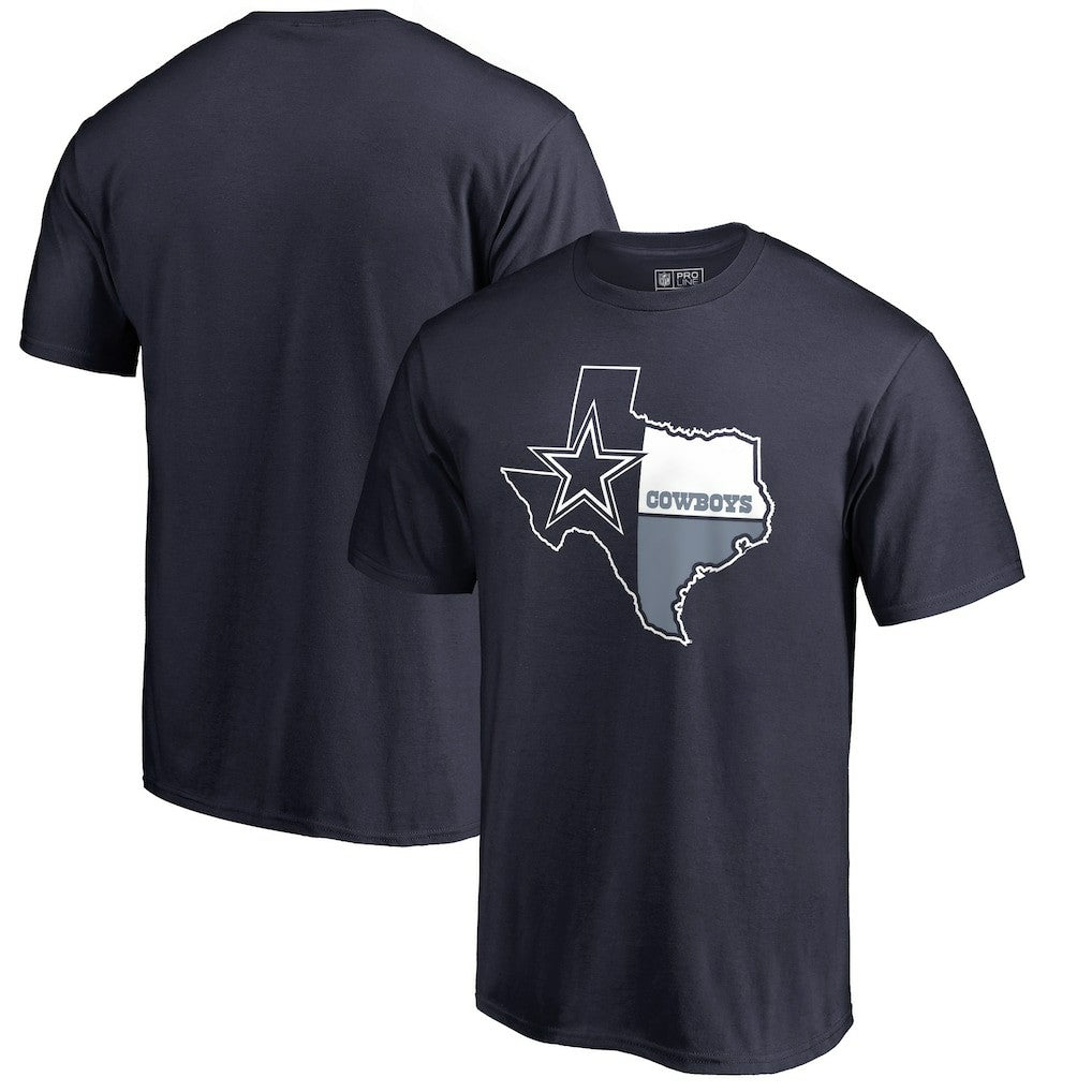 Dallas Cowboys Hometown Collection T-Shirt Navy - NFL