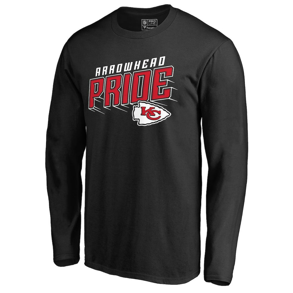 Kansas City Chiefs Hometown Collection Long Sleeve T-Shirt Black - NFL