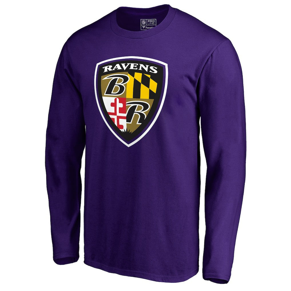 Baltimore Ravens Hometown Collection Long Sleeve T-Shirt Purple - NFL