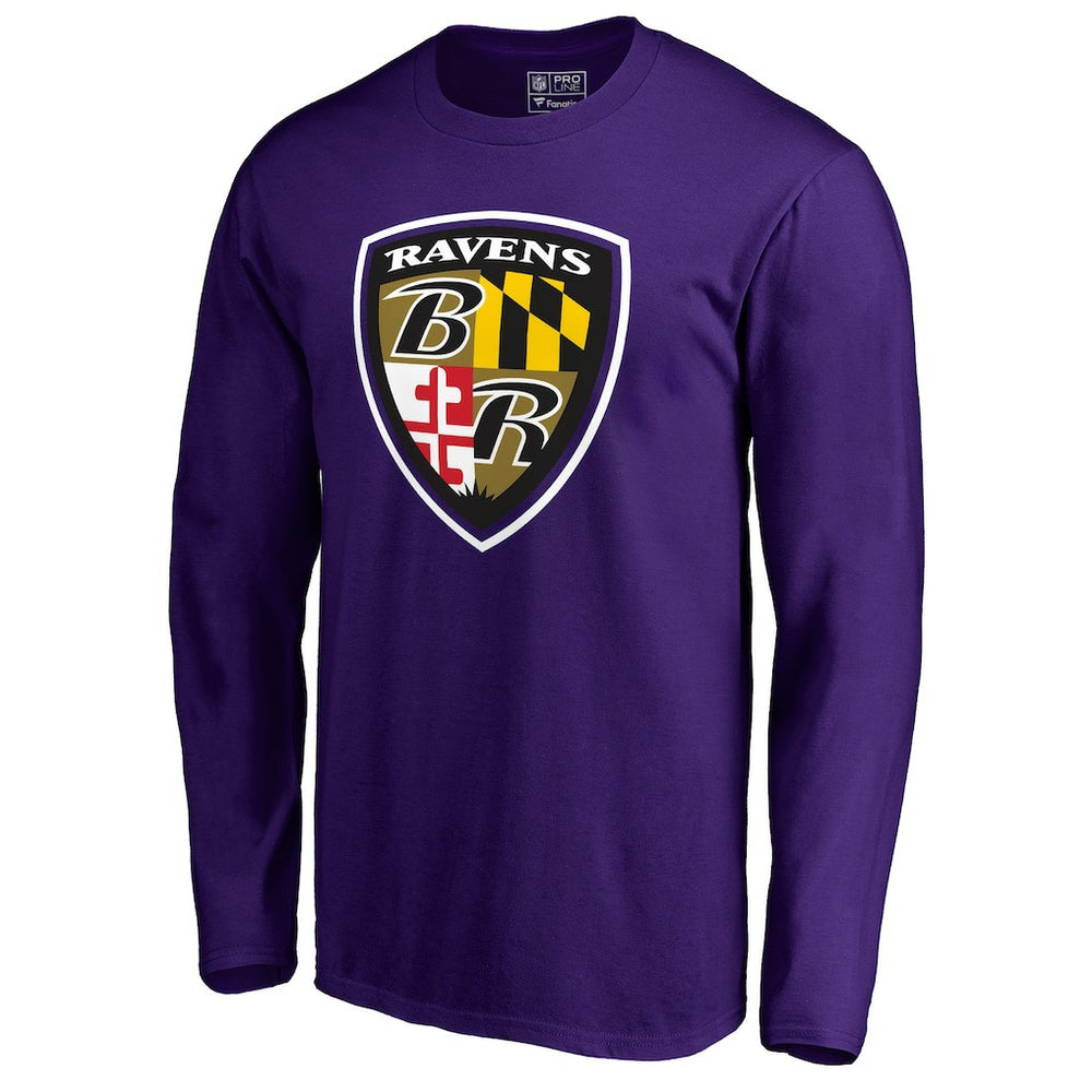 Baltimore Ravens Hometown Collection Long Sleeve T-Shirt Purple - NFL
