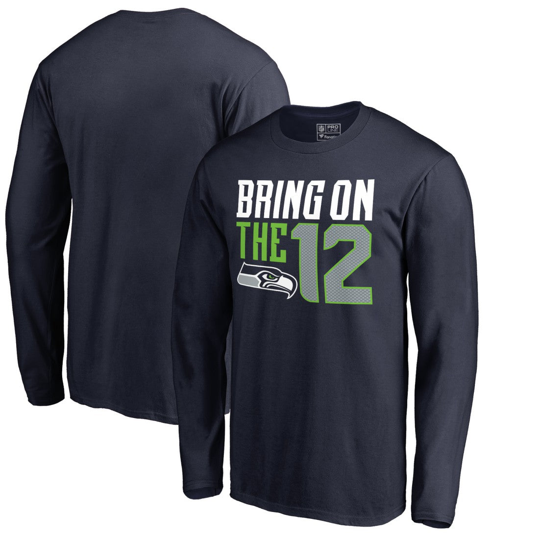 Seattle Seahawks Hometown Collection Long Sleeve T-Shirt College Navy - NFL
