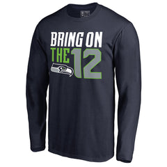 Seattle Seahawks Hometown Collection Long Sleeve T-Shirt College Navy - NFL