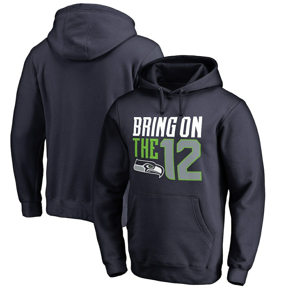 Seattle Seahawks Hometown Collection Pullover Hoodie Navy - NFL