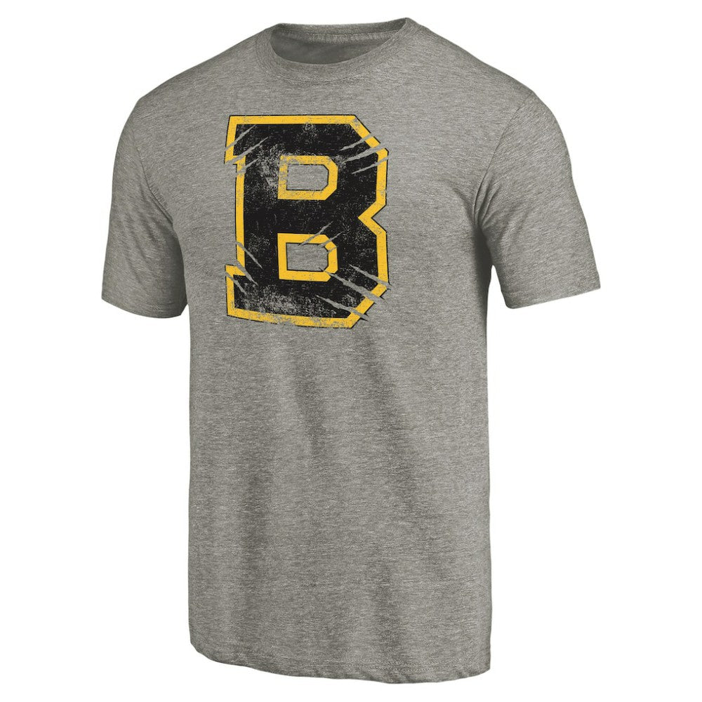 Boston Bruins Hometown Collection Tri-Blend T-Shirt Gray