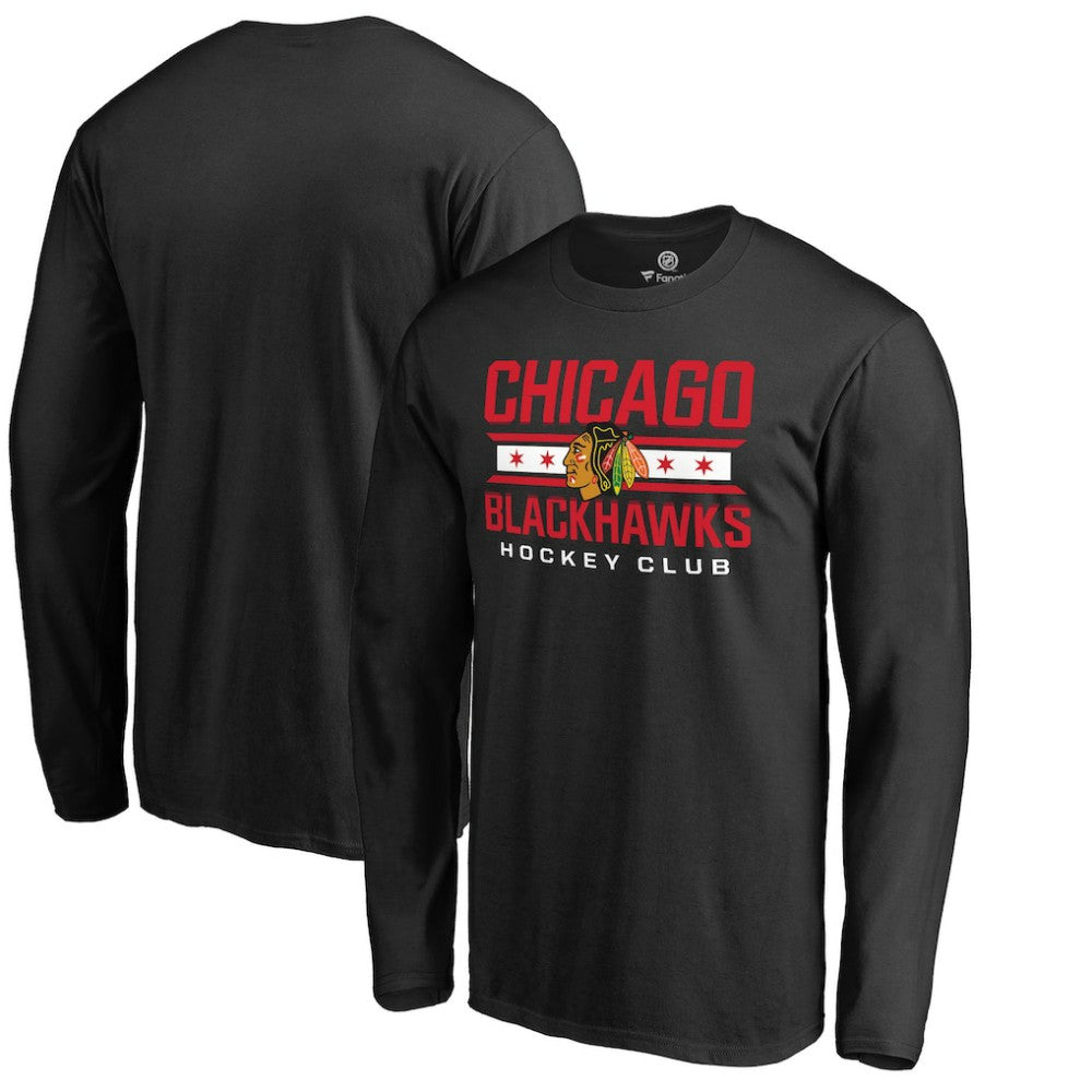 Chicago Blackhawks Hometown Collection Long Sleeve T-Shirt Black