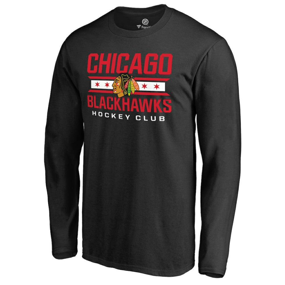 Chicago Blackhawks Hometown Collection Long Sleeve T-Shirt Black