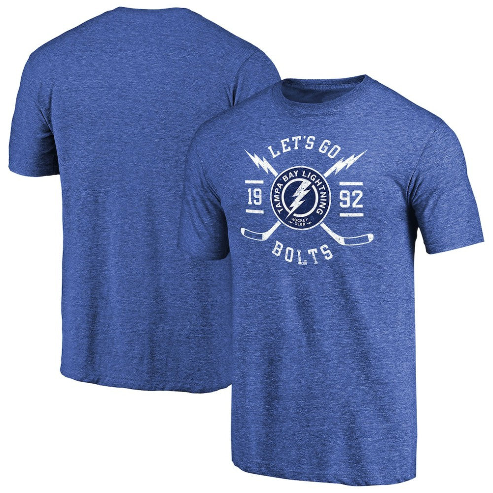 Tampa Bay Lightning - Hometown Collection Tri-Blend T-Shirt Blue