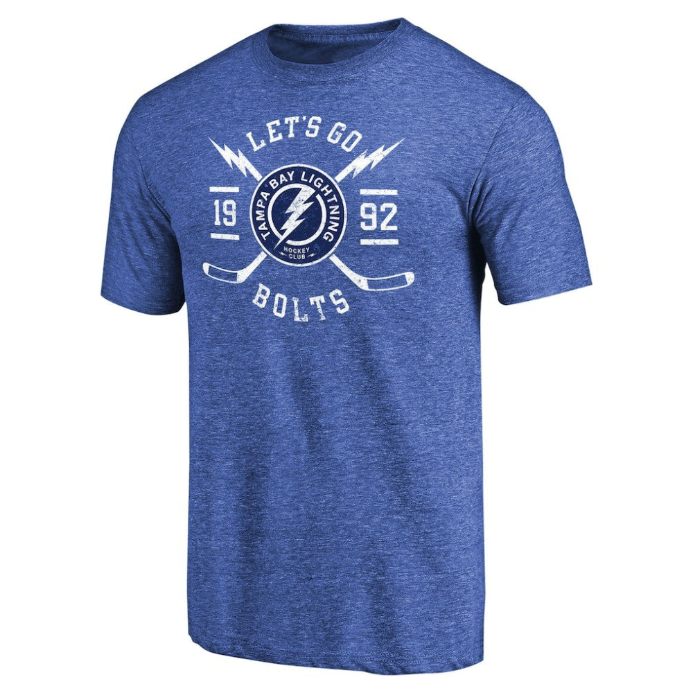 Tampa Bay Lightning - Hometown Collection Tri-Blend T-Shirt Blue