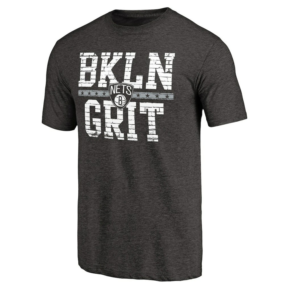 NBA - Brooklyn Nets Brick Work Hometown Collection Tri-Blend T-Shirt - Black