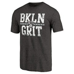 NBA - Brooklyn Nets Brick Work Hometown Collection Tri-Blend T-Shirt - Black