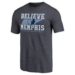 NBA - Memphis Grizzlies Believe Memphis Hometown Collection Tri-Blend T-Shirt - Navy