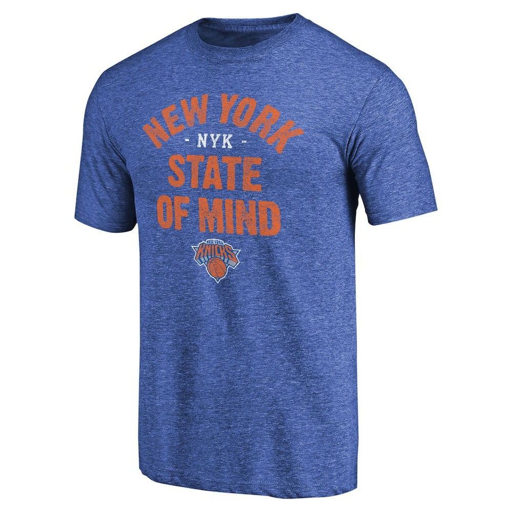 NBA - New York Knicks New York State Hometown Collection Tri-Blend T-Shirt - Royal