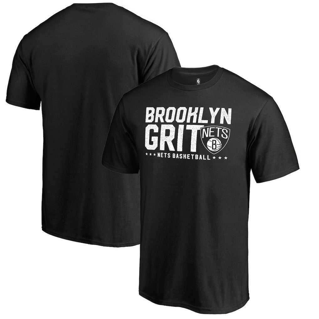 NBA - Brooklyn Nets Grit Stack Hometown Collection T-Shirt - Black