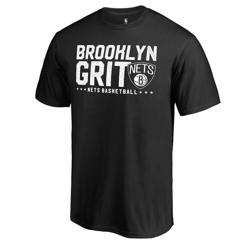NBA - Brooklyn Nets Grit Stack Hometown Collection T-Shirt - Black