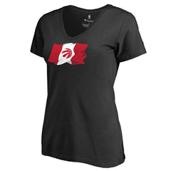 NBA - Toronto Raptors Women's Oh Canada Hometown Collection T-Shirt - Black