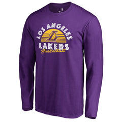 NBA - Los Angeles Lakers Sundown Hometown Collection Long Sleeve T-Shirt - Purple