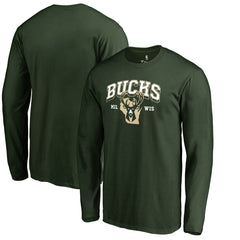 NBA - Milwaukee Bucks Wisconsin Basketball Hometown Collection Long Sleeve T-Shirt - Green