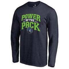 NBA - Minnesota Timberwolves Power of the Pack Hometown Collection Long Sleeve T-Shirt - Navy