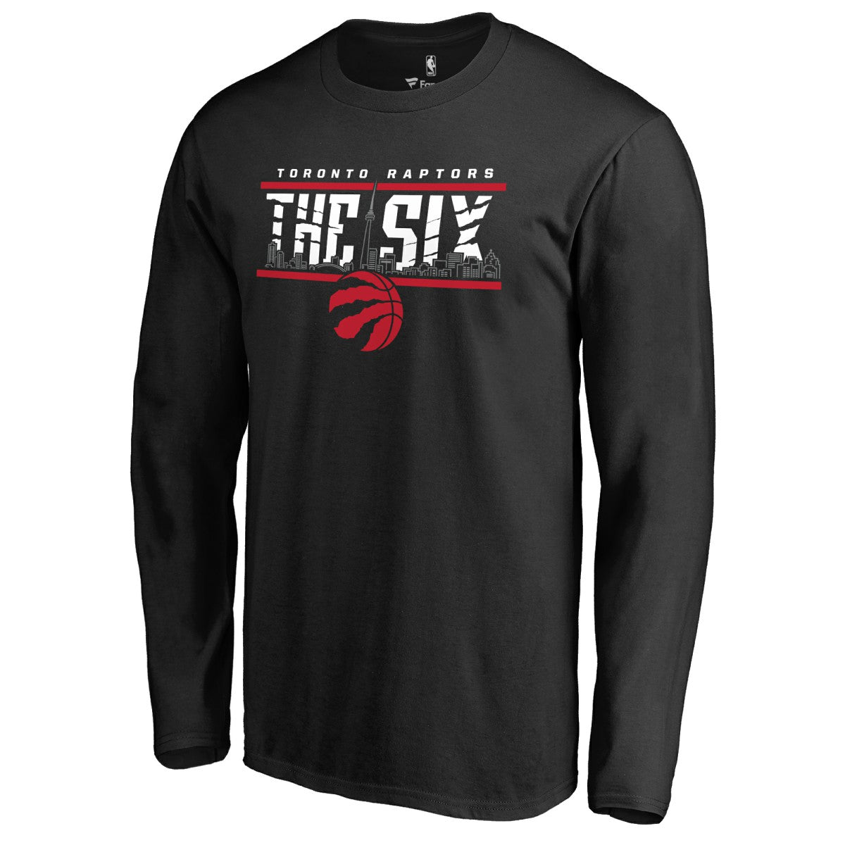 NBA - Toronto Raptors The Six Hometown Collection Long Sleeve T-Shirt - Black