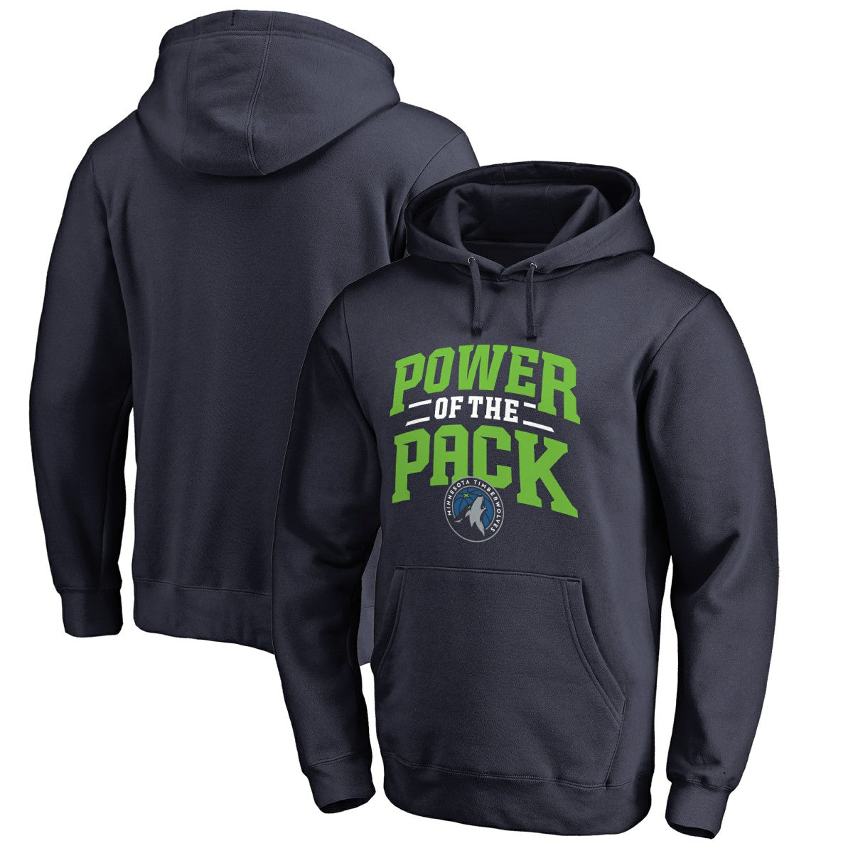 NBA - Minnesota Timberwolves Power of the Pack Hometown Collection Pullover Hoodie - Navy