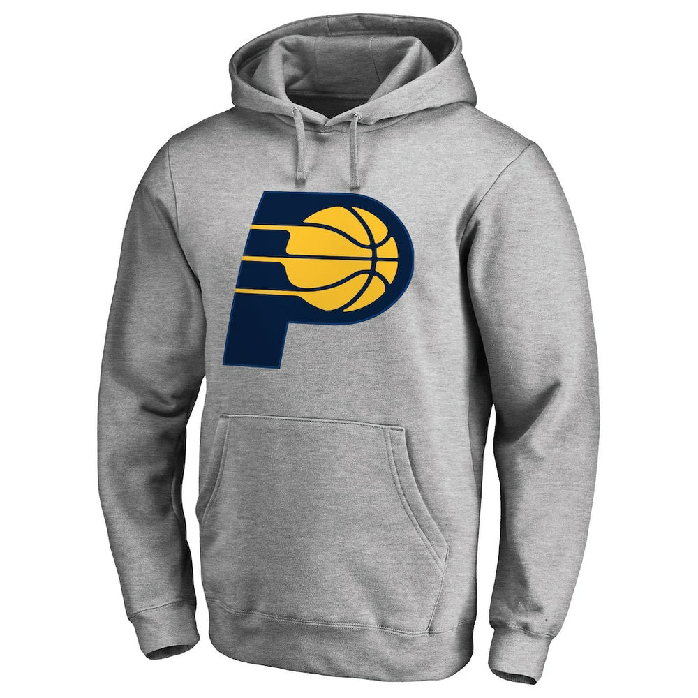 NBA - Myles Turner Indiana Pacers Backer Name and Number Pullover Hoodie - Heathered Gray